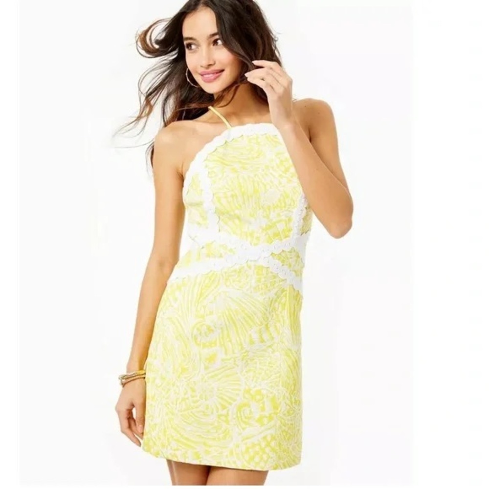 Lilly Pulitzer Pearl Halter Shift Dress - Size 0
